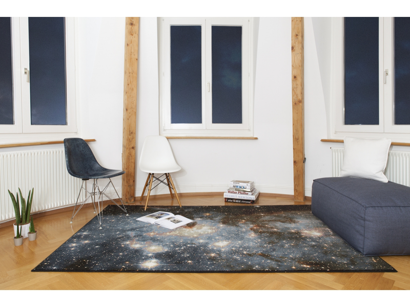 Illustration for article titled These Awesome Area Rugs Bring Stargazing to Your Living Room
